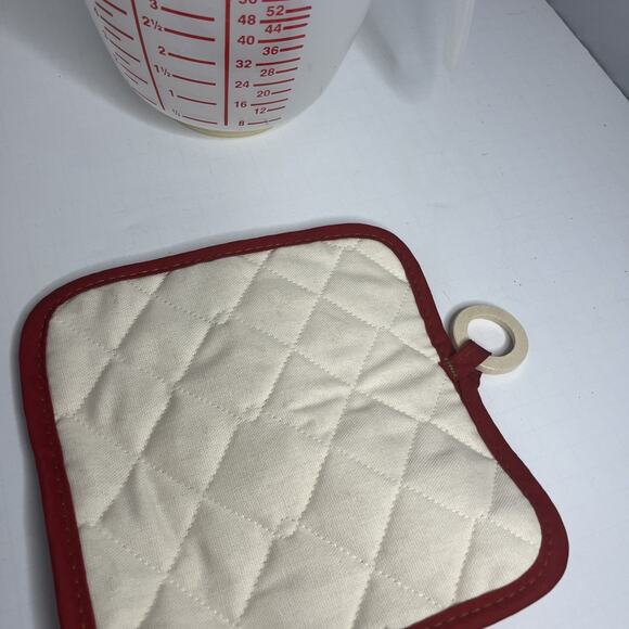 Vintage Walt Disney Mickey Minnie Mouse Cooking Apron Pot Holder Cooking Items - Picture 7 of 11